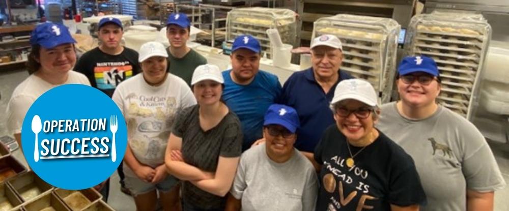 Daymara Baker with her neurodiverse cadet employees at Rockin’ Baker Academy in Arkansas